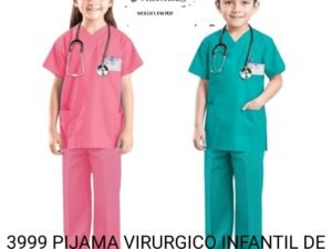 3999 PIJAMA CIRURGICO INFANTIL DE 2 À 14 ANOS