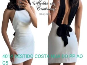 4014 VESTIDO COSTA NUA DO PP AO G5