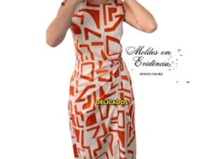 4015 VESTIDO MIDI DO PP AO G5 EM PLOTTER