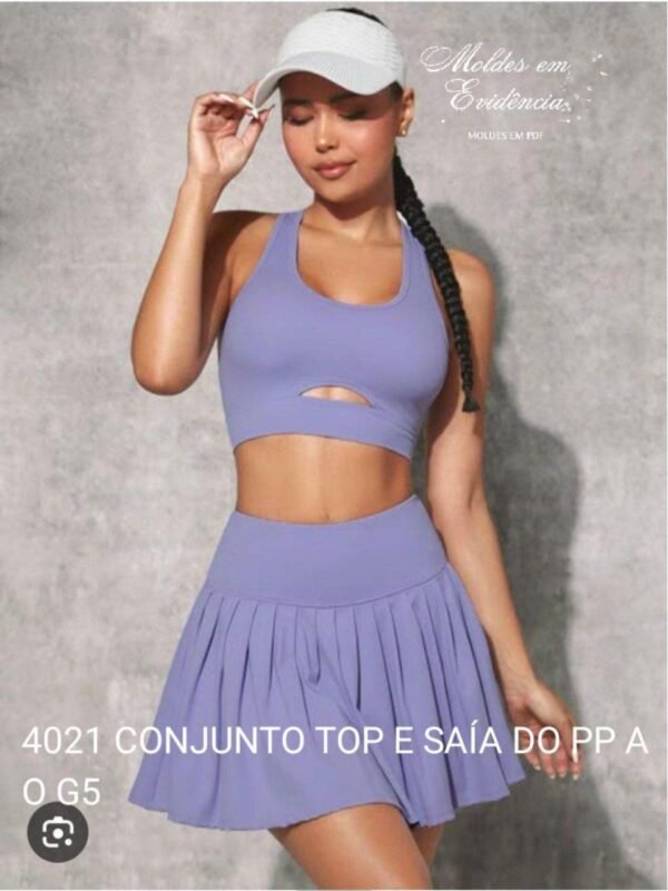 4021 CONJUNTO TOP E SAÍA DO PP AO G5