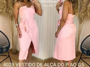 4029 VESTIDO DE ALÇA DO P AO G5