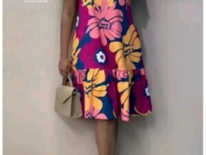4034 VESTIDO FLORIDO DO P AO G5