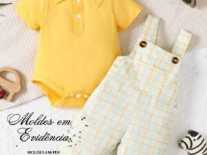 3326 CONJUNTO MASCULINO DE BEBÊ DO RN AO 4 ANOS